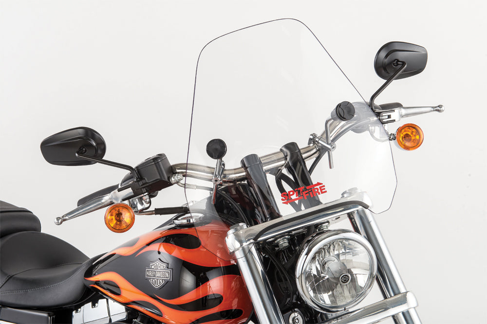 Slipstreamer S-06 Spitfire Windshield for 1 1/4-inch Round and Rectangular Headlights