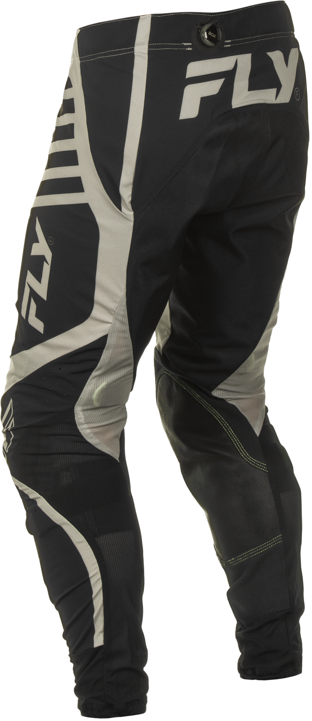 Fly Racing Lite Pants Black/Grey Size 32 – Lightweight Motorcycle Riding Gear with Mesh Panels and Adjustable Fit