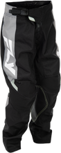 Fly Racing Youth Kinetic Pants Black/Grey Size 18 - Durable motocross riding gear for Kids