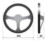 Sparco Steering Wheel 345 Suede Black