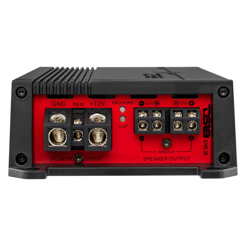 DS18 G700.2D 2-Channel Car Amplifier - 180W RMS per Channel, Fits Most Vehicles