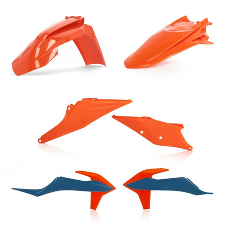 Acerbis 20-23 KTM 150-500 XCF-W/XC-W TPI/EXC TPI/EXC-F Plastic Kit - Original Factory Colors for Off-Road Motorcycles