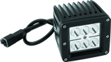 DragonFire Racing 2x2 Inch Pod Light with Six Flood LED Pattern - Part 521480