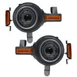 Oracle 2021+ Ford Bronco Oculus Bi-LED Projector Headlights - Amber/White Switchback