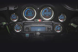 KOSO HD 02 Series Gauge Kit with Silver Bezel for Harley-Davidson FLHTC Electra Glide Classic (2004-2013)