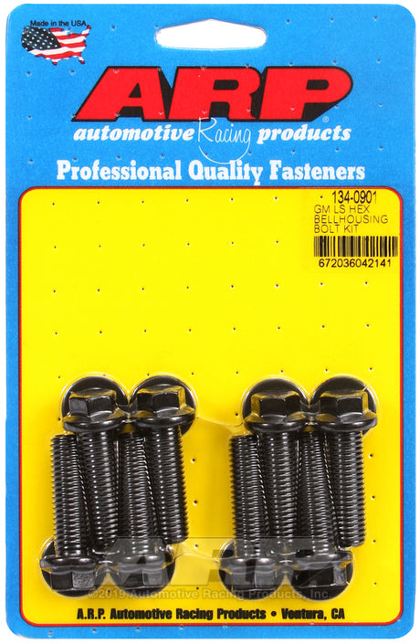 ARP GM LS Hex Bellhousing Bolt Kit Part #134-0901 for GM LS Engines