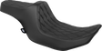 Drag Specialties Seats Predator III Double Diamond Seat for FLT/FLH 2023-2024 by DRAG SPECIALTIES SEATS Part 4686B - Black