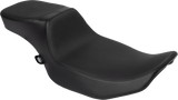 DRAG SPECIALTIES SEATS Predator 2-Up Seat with Extended Reach for Harley FLHX/FLTR '23-'24 - Smooth Vinyl
