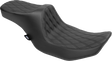 Drag Specialties Seats Predator III 2-Up Seat for Harley FLT/FLH 2023-2024 with Vinyl Cover and Double Diamond Stitching