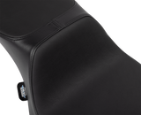 DRAG SPECIALTIES SEATS Predator 2-Up Seat with Extended Reach for Harley FLHX/FLTR '23-'24 - Smooth Vinyl