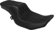 Drag Specialties Seats Predator 2-Up Seat with Vinyl Cover for Harley-Davidson FLTR/FLHX 2023-2024 (Part #4692B)