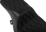 Drag Specialties Seats Predator 2-Up Seat with Vinyl Cover for Harley-Davidson FLTR/FLHX 2023-2024 (Part #4692B)