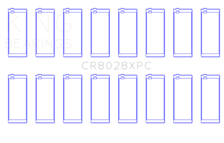 King Engine Bearings Chevrolet Custom Performance (Size STDX) Connecting Rod Bearing Set