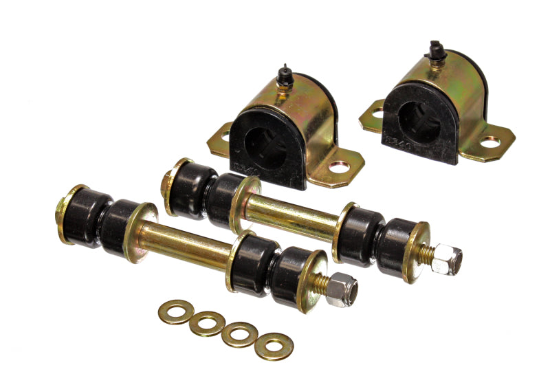 Energy Suspension 8.5123G Front Sway Bar Bushing Set for 1995-2000 Toyota Pickup 2WD, 1998-2000 Toyota Tacoma - Black, 25mm Diameter