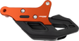 MOOSE OFFROAD Chain Guide for KTM and Husqvarna G32-5303BO – Orange, Heavy-Duty Aluminum and TPU Construction