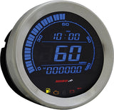 KOSO HD 02 Series Gauge Kit with Silver Bezel for Harley-Davidson FLHTC Electra Glide Classic (2004-2013)