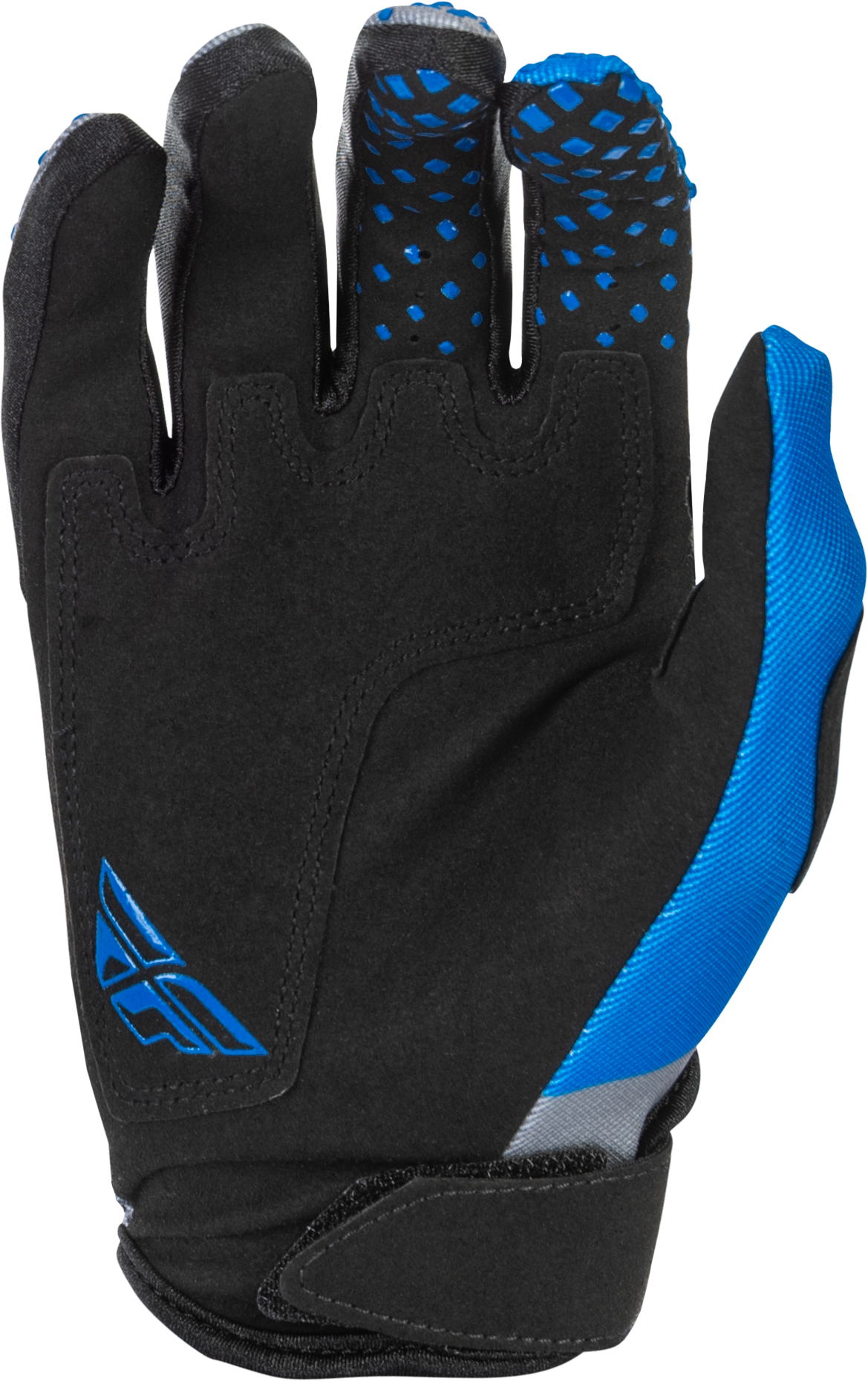 Fly Racing Kinetic Gloves Blue/Grey/Black XL for Motocross and Off-Road Vehicles