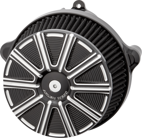 ARLEN NESS Big Sucker™ Stage 1 Air Cleaner Kit with Cover - 10 Gauge - Black with Machined Accents 600-307