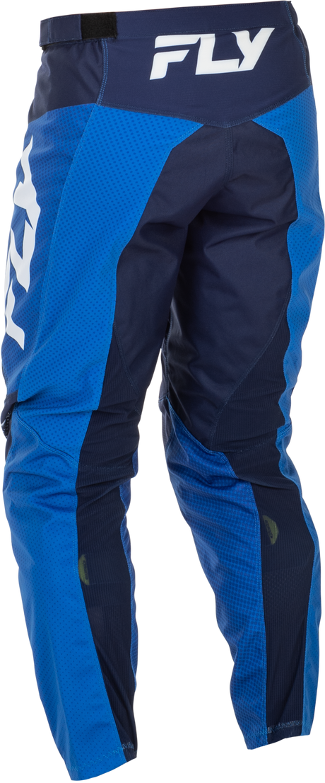 Fly Racing F 16 Pants Blue/Dark Blue/White Size 38 — Durable Motorcycle Riding Pants with Mesh Comfort Liner and Adjustable Fit