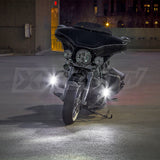 XK GLOW Highway Bar Chrome with Dual Color LED Lights for Select Vehicles