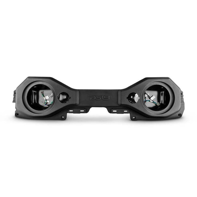 DS18 JL-SBAR22/BK Soundbar Enclosure for Jeep JL/JLU/JT (2018-2023) Fits 2x 8in & 2x 3.78in Speakers - Black