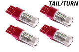 Diode Dynamics 7443 LED Bulb HP11 LED - Red Set of 4