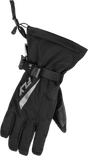 Fly Racing Title Gauntlet Gloves for Cold Weather Riding - Black/Grey, Small