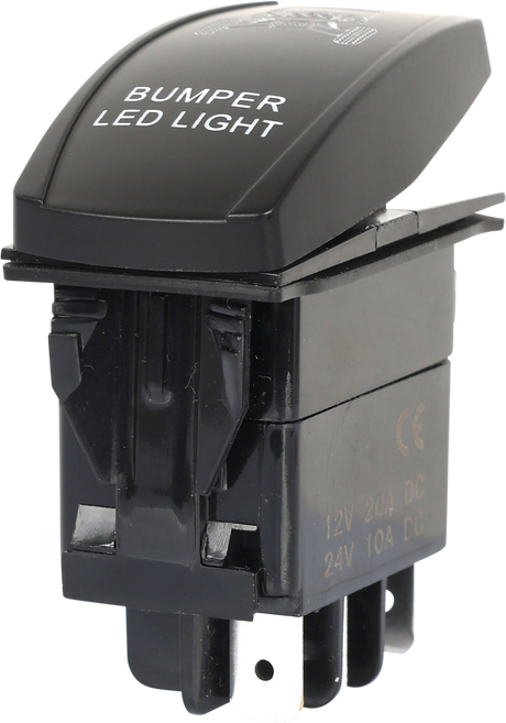 Open Trail SM106-021 Bumper Lights LED Switch Pro Backlit for Jeep and Truck Vehicles