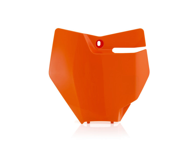 Acerbis KTM SX85/21-24 and GasGas MC85 Front Number Plate - 16 Orange | Part Number 2685955226