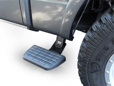 AMP Research BedStep2 Side Step for Chevy Silverado and GMC Sierra 1500 (2019-2022) – Black