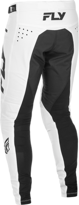 Fly Racing Youth Rayce Bicycle Pants - White/Black, Size 22 – BMX and MTB Compatible