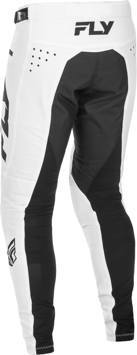 Fly Racing Youth Rayce Bicycle Pants for BMX and MTB - Size 26, White/Black