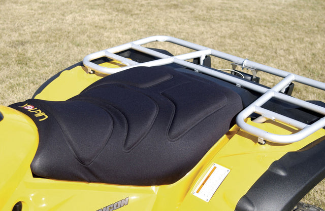KOLPIN 91855 ATV Gel Tech Seat Cover – Black for Polaris Ranger, Yamaha Grizzly, Honda FourTrax, Kawasaki Brute Force