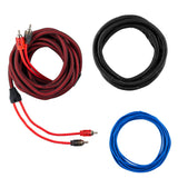 DS18 OFCKIT8 8-Gauge OFC Copper Amplifier Power Wiring Kit for Car Audio Systems