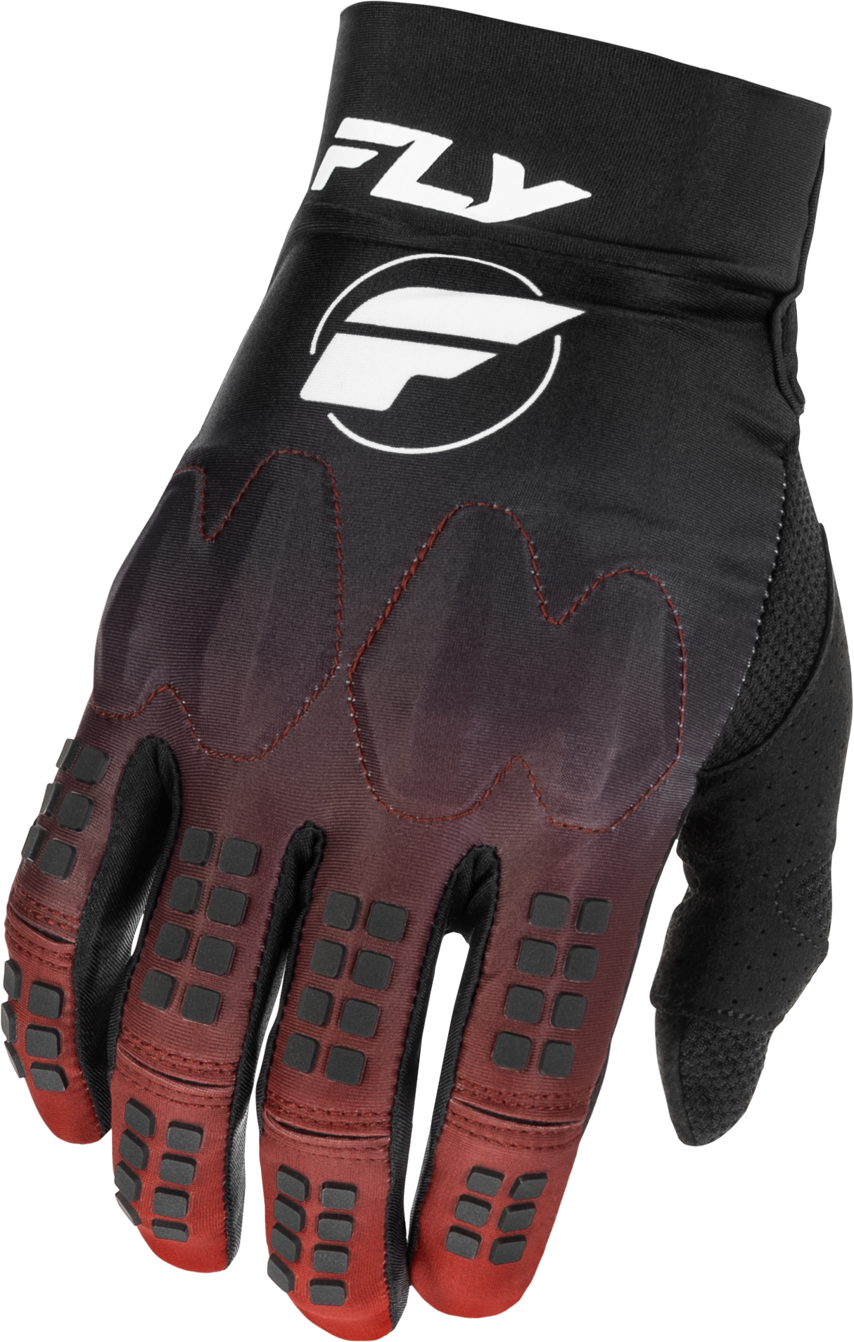 Fly Racing Evolution DST Gloves Red/Black/Grey for Motorcycle Racing and Off-Road Vehicles