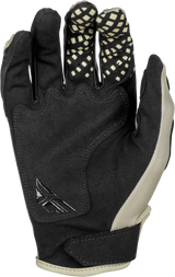 Fly Racing Kinetic Sym Gloves Light Grey/Red/Black – Lightweight Protective Race Gloves for Motorcycle & ATV Riders