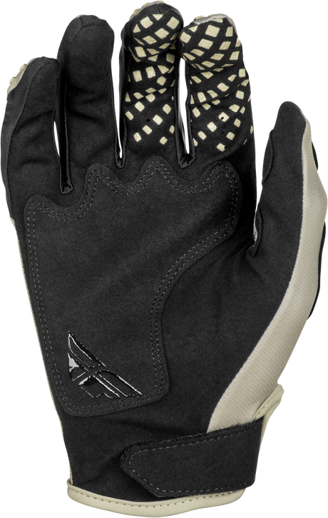 Fly Racing Kinetic Sym Gloves Light Grey/Red/Black Medium – Motorcycle Race and Street Fit for Honda, Yamaha, Kawasaki, Suzuki, and More