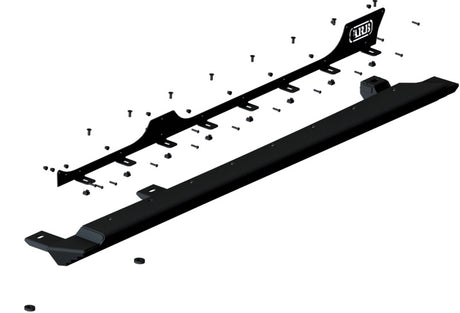 ARB R/T/Rail Rock Sliders for Jeep Wrangler JL 4-Door - Durable Steel Protection