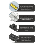 Oracle 9012 4000 Lumen LED Headlight Bulbs (Pair) - 6000K