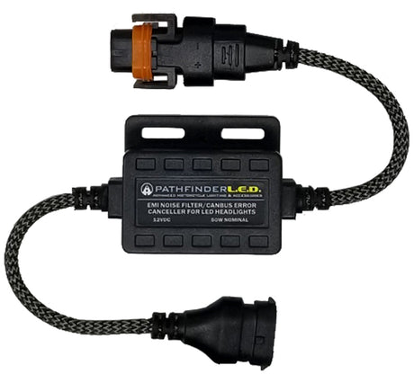 PATHFINDER H11EMI Emi Noise Filter for H11 Headlight Bulbs - Vehicle Fitment for Various Makes and Models