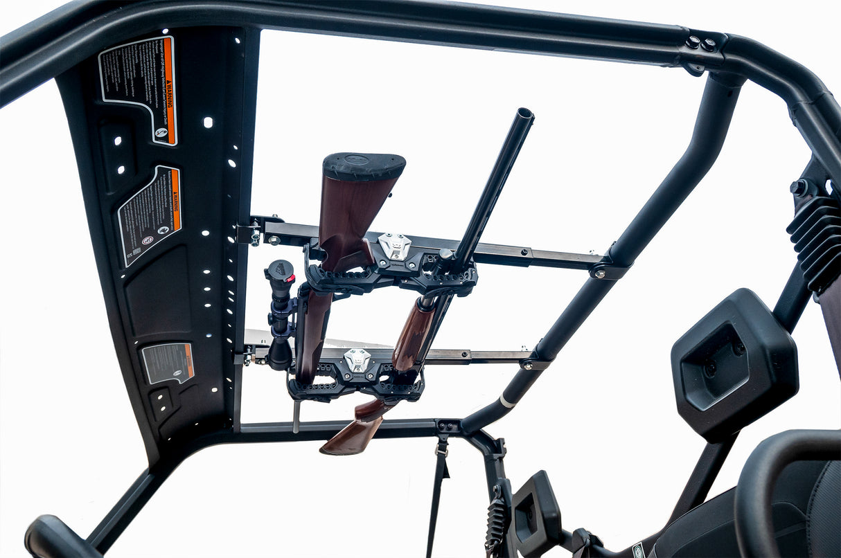 SEIZMIK Ohgr Mount for Can-Am Defender HD Models (2016-2017) – Secure Gun Mount with Rubber Straps and Adjustable Telescoping Arms