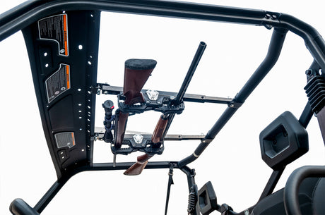 SEIZMIK Ohgr Mount for Can-Am Defender HD Models (2016-2017) – Secure Gun Mount with Rubber Straps and Adjustable Telescoping Arms