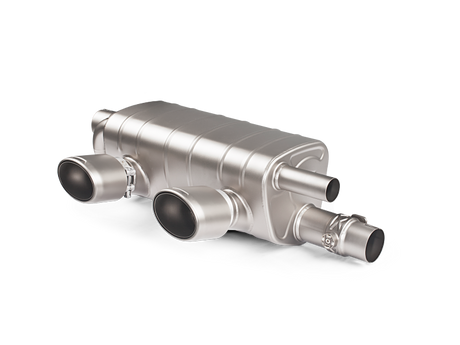 Akrapovic Slip-On Line Titanium Exhaust System for 2016-2017 Porsche 911 Carrera S/4/4S/GTS (991.2) with Titanium Tips