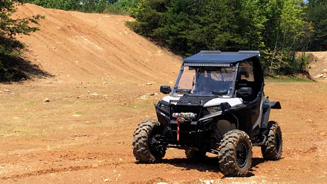 Seizmik Versa Vent Windshield for Polaris RZR - Fits 2014-2016 Models with Channeled Roll Cage