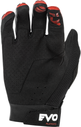 Fly Racing Evolution DST Gloves Red/Black/Grey for Motocross and Off-Road Vehicles