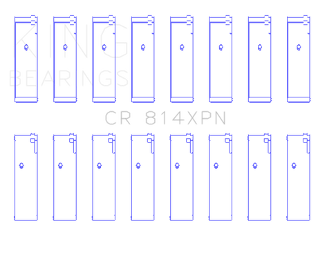 King Engine Bearings Ford 351ci 5.8L 16V Connecting Rod Bearing Set