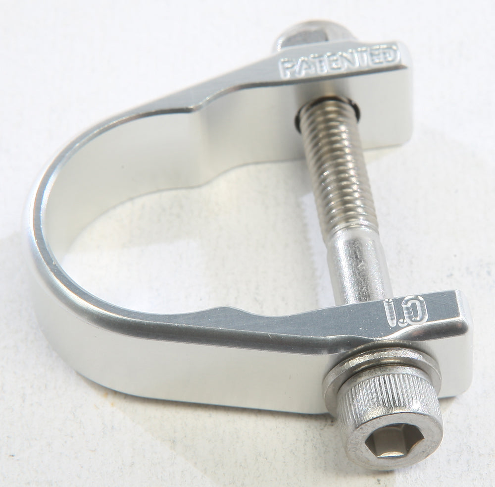 AXIA MODCL1.0-C 1-inch Silver Strap Clamp for ATV/UTV Roll Cages, Universal Mounting Bracket