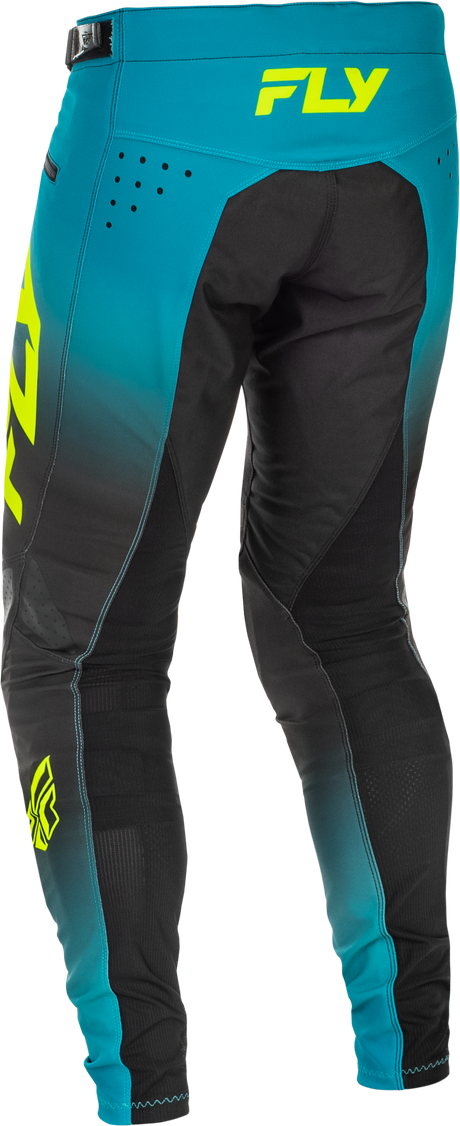 Fly Racing Youth Rayce Bicycle Pants for BMX and MTB - Size 26, Teal/Black/Lime
