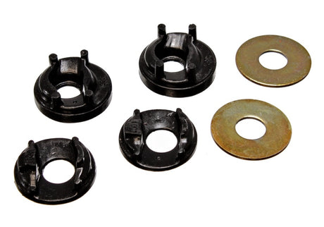 Energy Suspension 5.1103G Performance Polyurethane Motor Mounts for 1995-1998 Mitsubishi Eclipse FWD/AWD - Black, Dual Torque Mount Positions