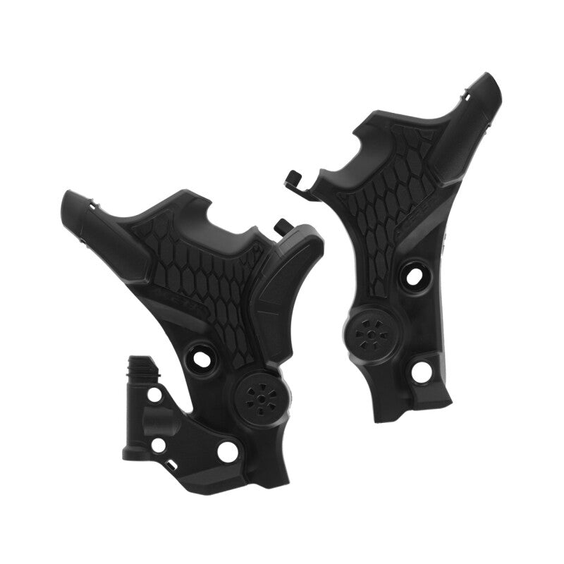 Acerbis 23+ Honda Transalp XL 750 Frame Guards - X-Grip - Black